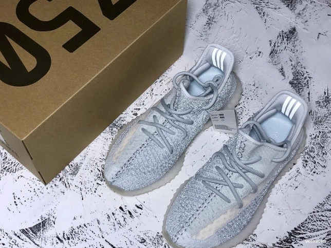 V2 Reflective Boost White Yeezy Cloud FW5317 Adidas 350 0712